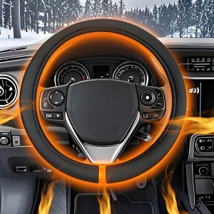 12V Heated Steering Wheel Cover